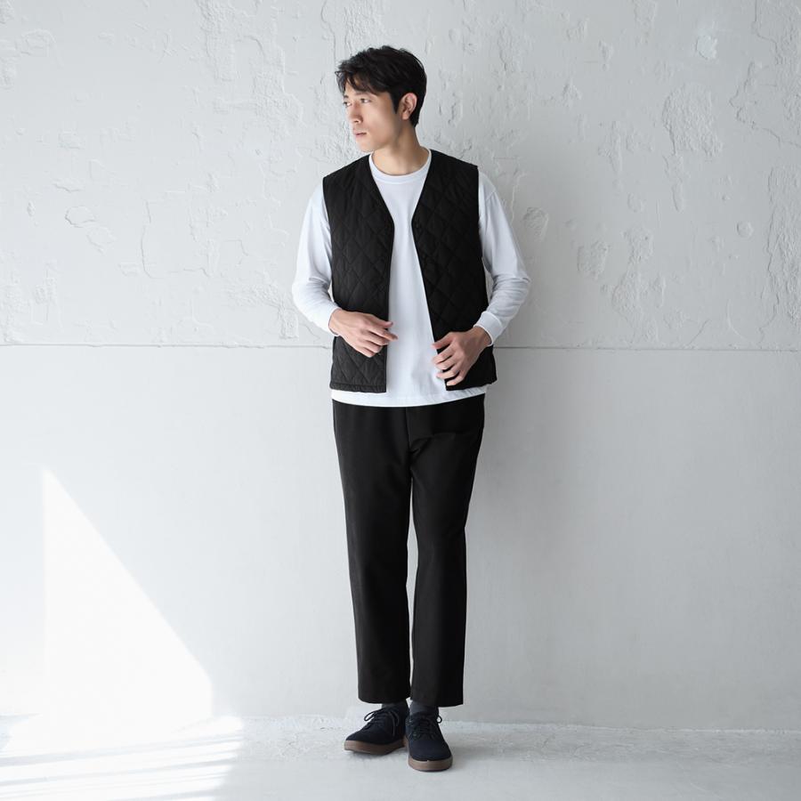 BODY WILD グンゼ ボディワイルド 中綿ベスト メンズ 洗える 秋冬 ビジネス ビジカジ インナーベスト トップス キルティング 吸湿 発熱 M L 紳士 男性 BDW367 - 画像 (5)