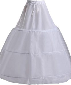 ロングパニエ ワイヤー 3本 ホワイト ドレスパニエ 結婚式 仮装ドレス