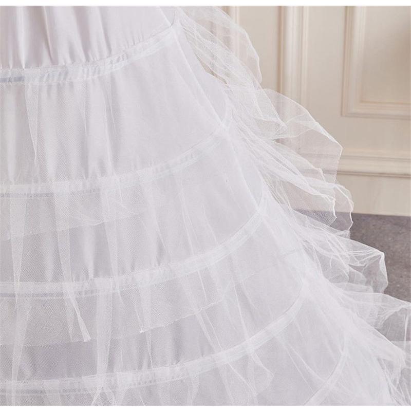 パニエ ホワイト 6層 結婚式 二次会 演奏会 Aライン ロングドレス ダンス衣装 レース ボリュームアップ アンダースカート インナー 送料無料 - 画像 (7)