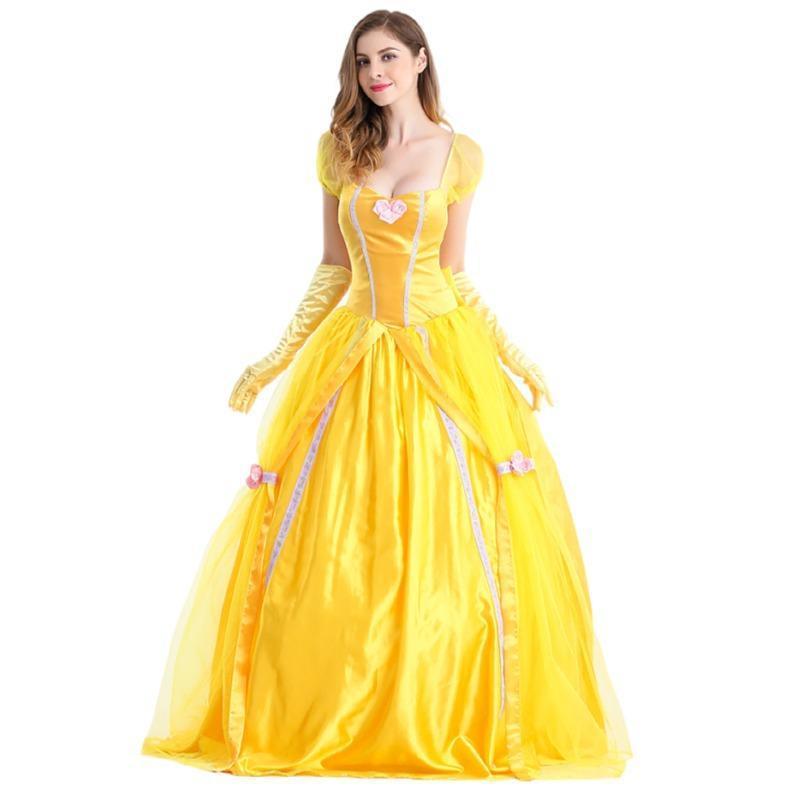 ハロウィン コスプレ 衣装 仮装 プリンセスドレス 姫 可愛い コスチューム 大人用 ハロウイン 大人 ワンピース パーティー - 画像 (3)