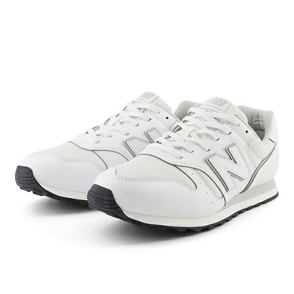 New Balance ニューバランス 373 2E ホワイト 白 シンセティックレザー/メッシュ スニーカー レディース メンズ NEW BALANCE ML373 PJ2 WHITE 国内正規品 - 画像 (3)