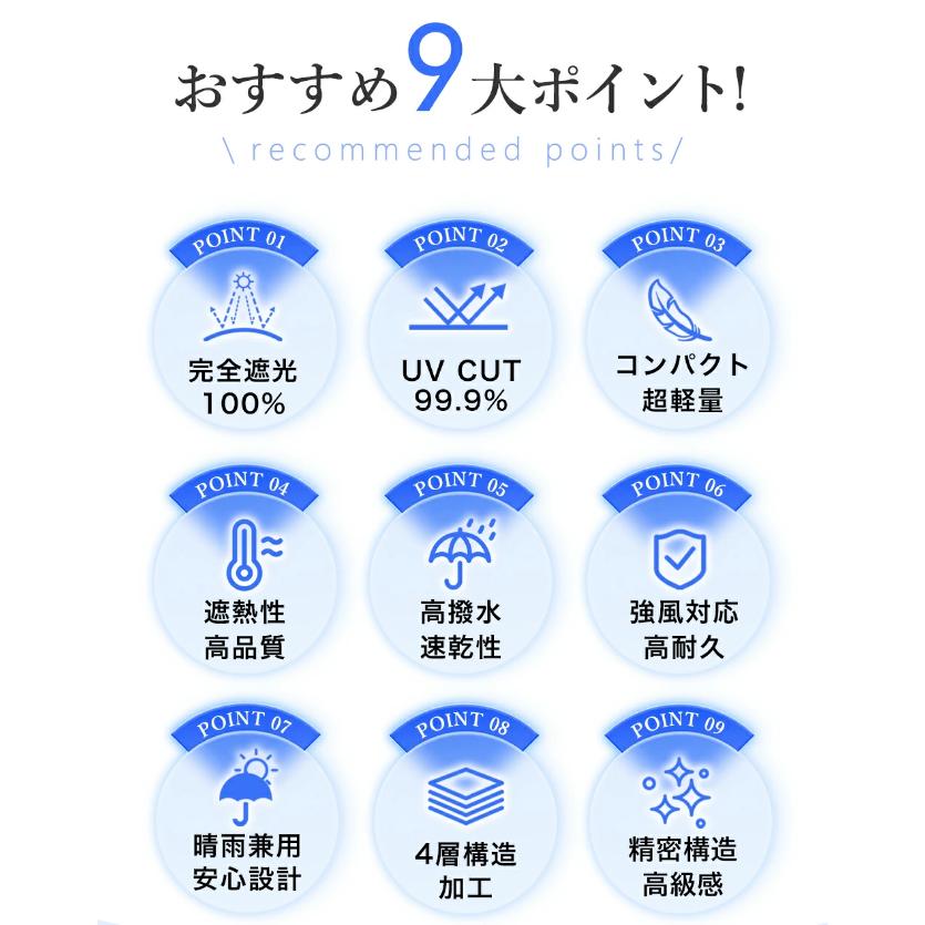 2025最新型☆進化版超軽量日傘/CICIBELLA 日傘 折りたたみ 完全遮光100% 晴雨兼用 軽量傘 折り畳み傘 シシベラ 傘 レディース - 画像 (4)