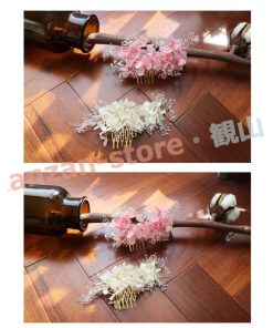 花冠 ヘッドドレス 造花 花かんむり ウェディング 髪飾り 花嫁 ブライダル 結婚式 ハワイ婚 前撮り 花飾り カラードレス ナチュラル リゾート