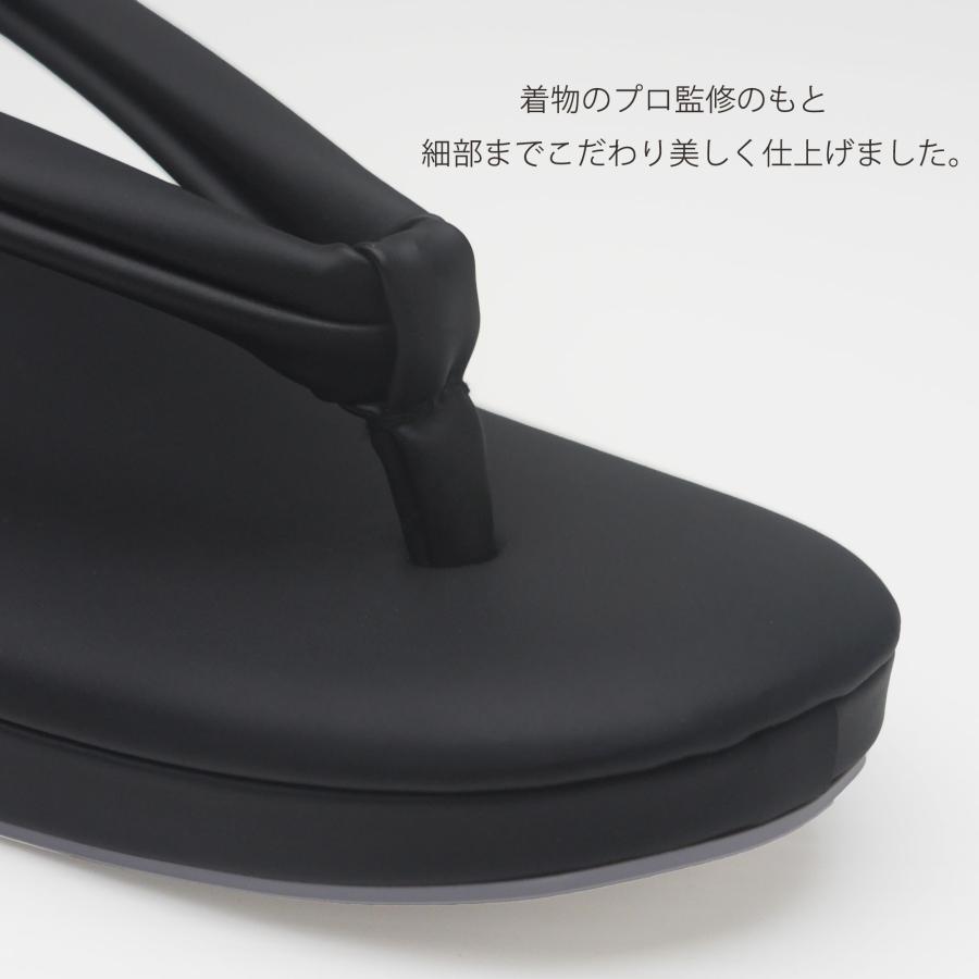 NISHIORI 【本日限定】ポイント大還元! 喪服 フォーマル用 黒草履 レディース 艶消しマット調 ブラックフォーマル Sサイズ Mサイズ Lサイズ LLサイズ 日 - 画像 (2)