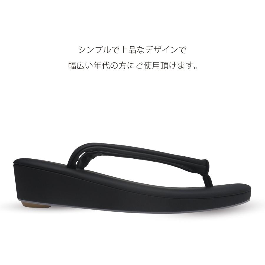 NISHIORI 【本日限定】ポイント大還元! 喪服 フォーマル用 黒草履 レディース 艶消しマット調 ブラックフォーマル Sサイズ Mサイズ Lサイズ LLサイズ 日 - 画像 (3)