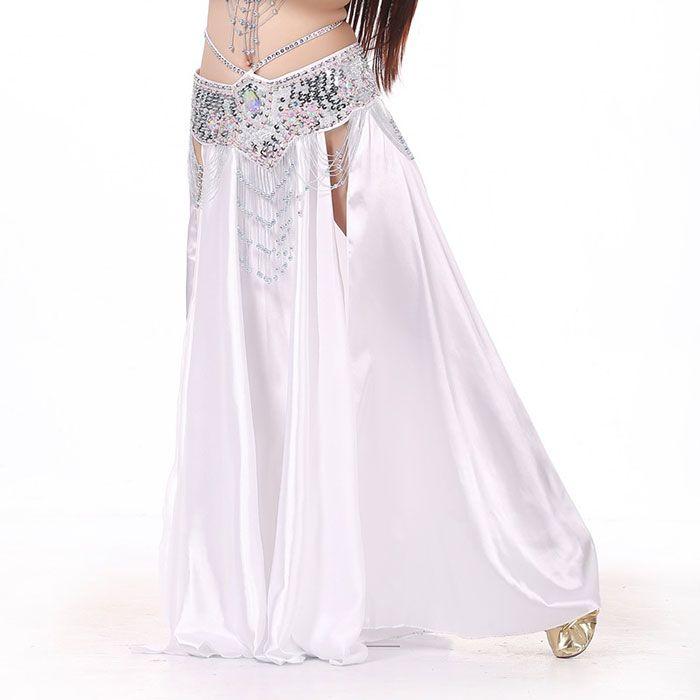 【スカート単品】ベリーダンス スカート ベリーダンス 衣装 スリットオーバースカート スリットダンス ステージ衣装 ダンス衣装 アラビアン スリット 華やか ベ - 画像 (4)