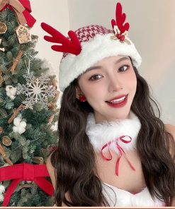 2023年 新品ト クリスマス 帽子 サンタ 毛糸 子供 大人 サンタ帽子 コスプレ 変装 新年 プレゼント パーティー イベント 友達 家族