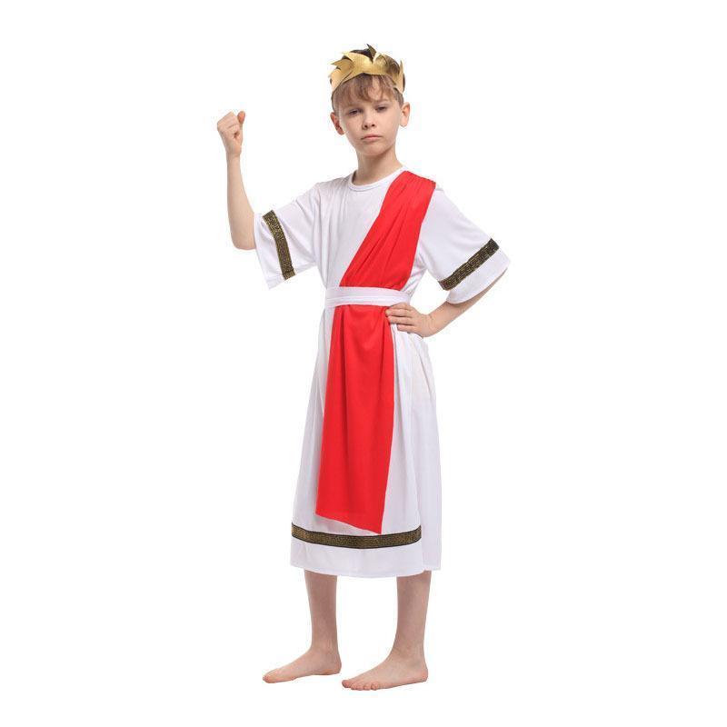 コスプレ 王子様 エジプトのファラオ ハロウィン衣装 ファラオ 子供 童話 ハロウィン 王子 子とも 変装 幼児園 園児 Halloween 男の子 男 舞台衣装 幼稚園 - 画像 (2)