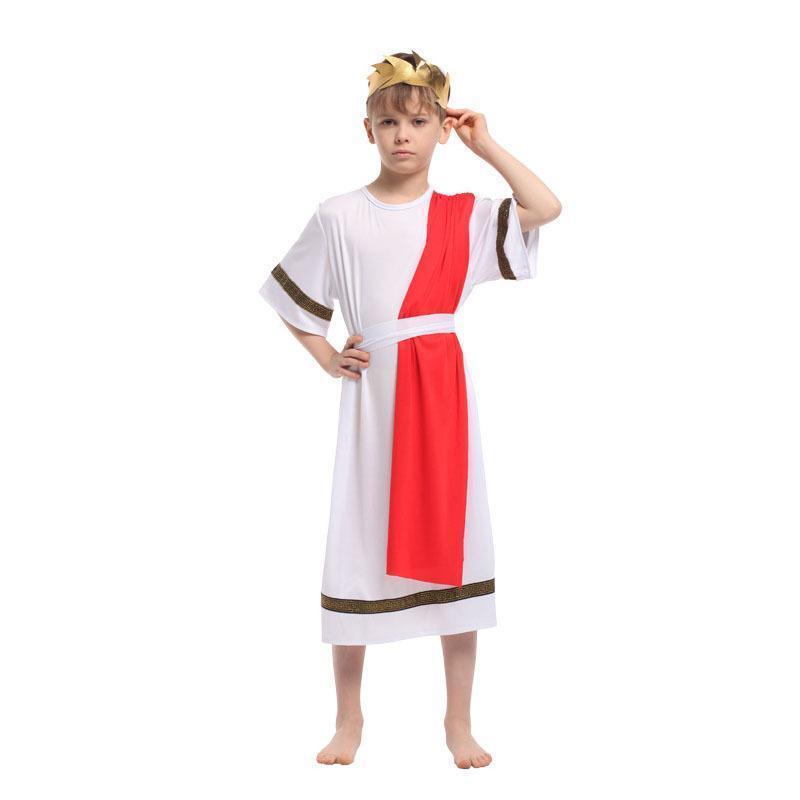 コスプレ 王子様 エジプトのファラオ ハロウィン衣装 ファラオ 子供 童話 ハロウィン 王子 子とも 変装 幼児園 園児 Halloween 男の子 男 舞台衣装 幼稚園 - 画像 (3)