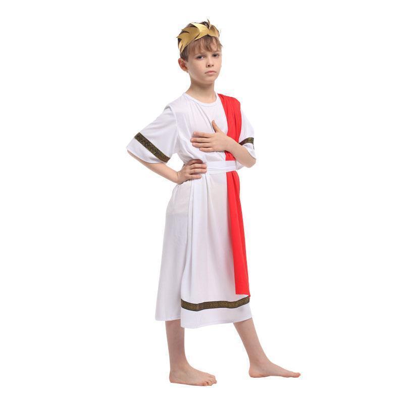 コスプレ 王子様 エジプトのファラオ ハロウィン衣装 ファラオ 子供 童話 ハロウィン 王子 子とも 変装 幼児園 園児 Halloween 男の子 男 舞台衣装 幼稚園 - 画像 (4)