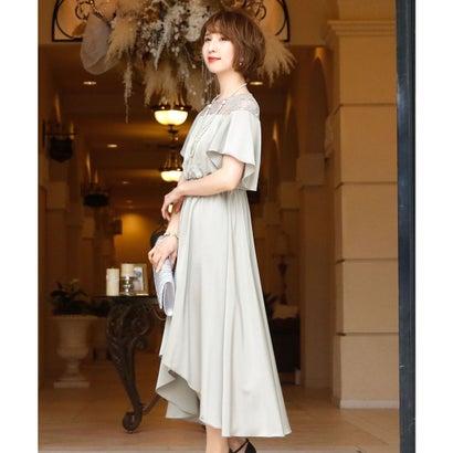 PourVous プールヴー ワンピースドレスフィッシュテールロング&袖ありセレモニーフォーマル ワンピース パーティードレス 20代 30代 40代 - 画像 (2)