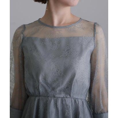 PourVous プールヴー ミモレ丈&袖ありフォーマルカフススリーブセレモニー結婚式パーティードレス ワンピース 20代 30代 40代 (ブラウン - 画像 (5)