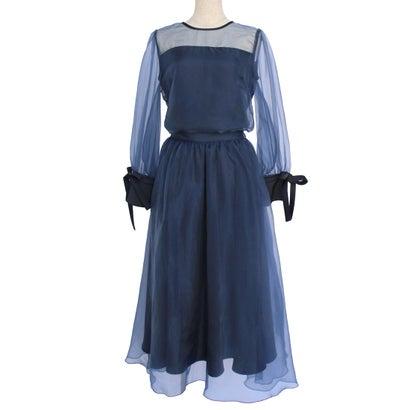 RUIRUE BOUTIQUE ルイルエブティック フェアリーブラウス&スカートセットアップ (ネイビー) - 画像 (5)