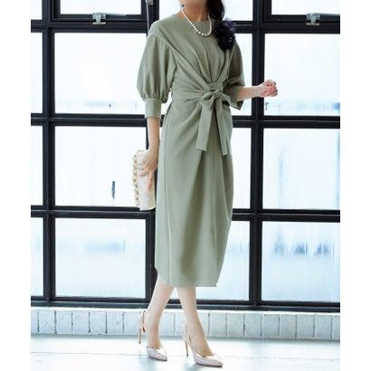 RUIRUE BOUTIQUE ルイルエブティック 【オケージョン対応】2WayバルーンスリーブIラインワンピース洗える結婚式 お呼ばれ パーティー