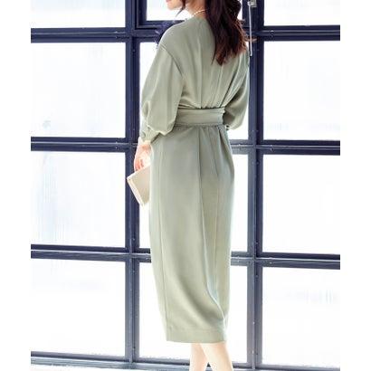 RUIRUE BOUTIQUE ルイルエブティック 【オケージョン対応】2WayバルーンスリーブIラインワンピース洗える結婚式 お呼ばれ パーティー - 画像 (2)