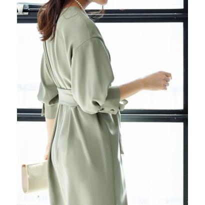 RUIRUE BOUTIQUE ルイルエブティック 【オケージョン対応】2WayバルーンスリーブIラインワンピース洗える結婚式 お呼ばれ パーティー - 画像 (3)