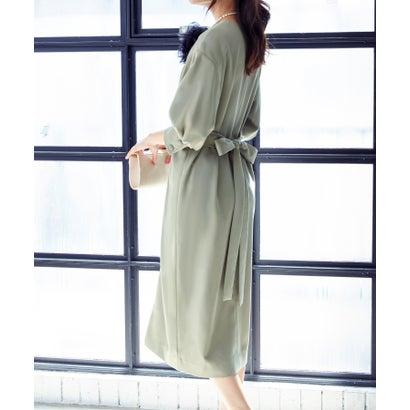 RUIRUE BOUTIQUE ルイルエブティック 【オケージョン対応】2WayバルーンスリーブIラインワンピース洗える結婚式 お呼ばれ パーティー - 画像 (5)