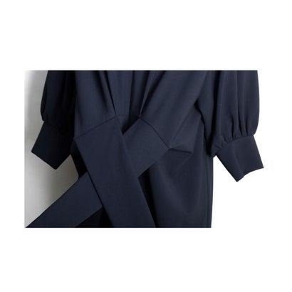 RUIRUE BOUTIQUE ルイルエブティック 【オケージョン対応】2WayバルーンスリーブIラインワンピース洗える結婚式 お呼ばれ パーティー - 画像 (8)