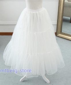 パニエ ドレス用 安い 白 黒 ワイヤーなし チュール インナー ロング用 ペチコート ロング丈 ミドル丈 ブライダル ステージ衣装 ステージ