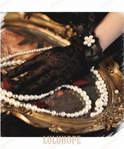 グロープ 手袋 パーティー 発表会 ウェディンググロープ ブライダグローブ アクセサリー 可愛いパール 結婚式 二次会 前撮り ガーデンウエディング