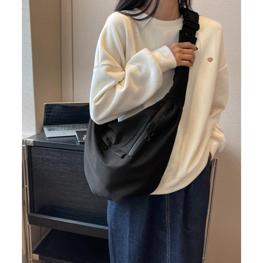 miniministore 三日月型ショルダーバッグ大容量ナイロン鞄 - 画像 (2)