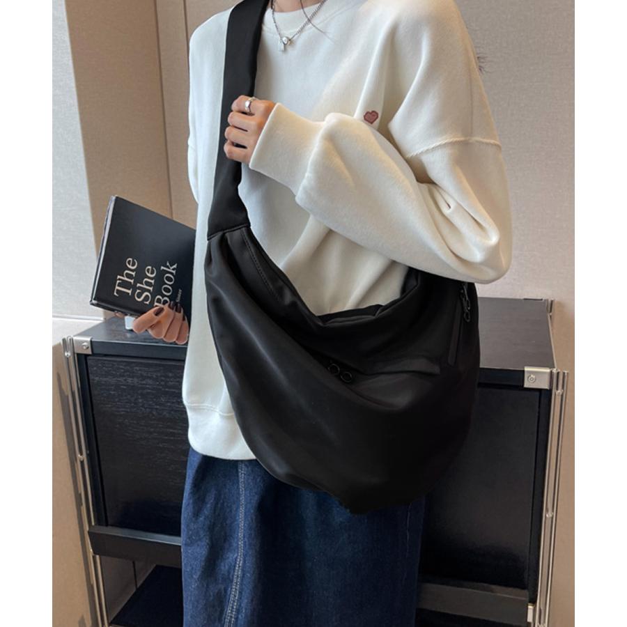 miniministore 三日月型ショルダーバッグ大容量ナイロン鞄 - 画像 (3)