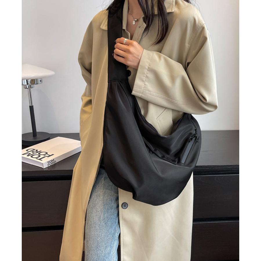 miniministore 三日月型ショルダーバッグ大容量ナイロン鞄 - 画像 (5)