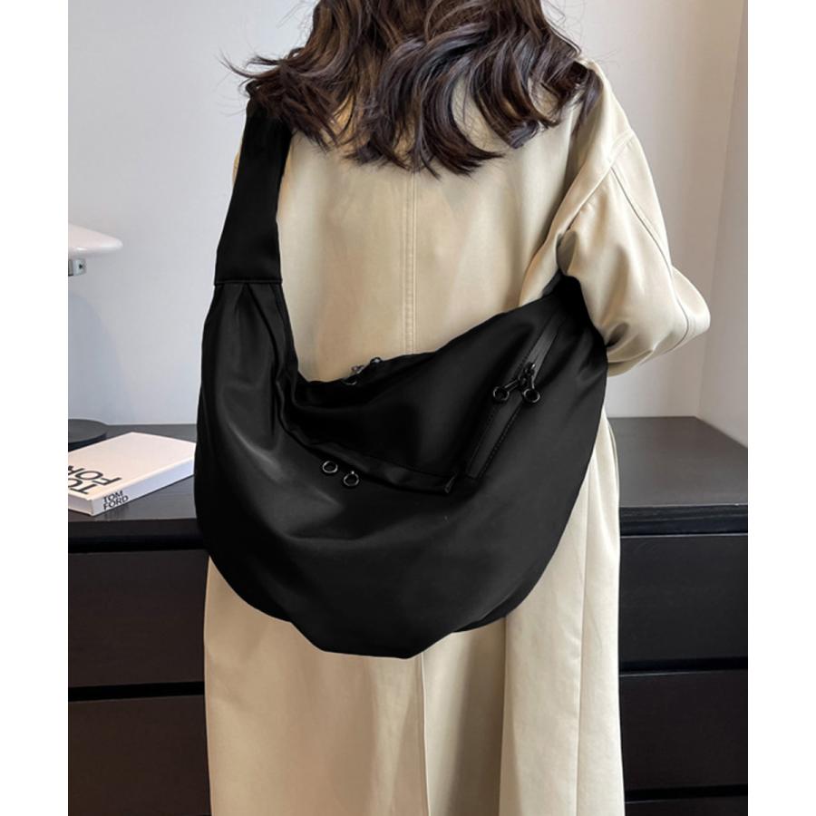 miniministore 三日月型ショルダーバッグ大容量ナイロン鞄 - 画像 (6)