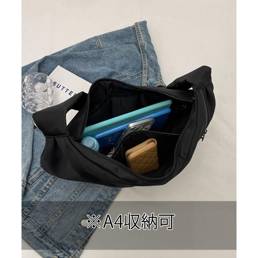 miniministore 三日月型ショルダーバッグ大容量ナイロン鞄 - 画像 (7)