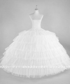6段パニエ ボリューム 大人 6本ワイヤーパニエ プリンセスライン ウエディングドレス 演奏会 発表会 ステージ 結婚式 二次会 オペラ 舞台 コスプレ プロム 豪華