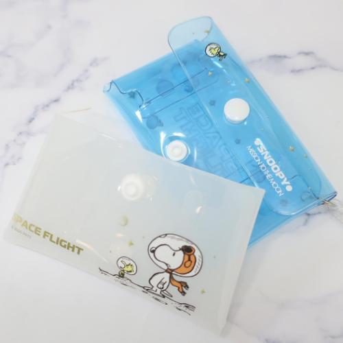 PEANUTS スヌーピー グッズ クリアポーチ ピーナッツ キャラクター ふたごポーチ - 画像 (4)