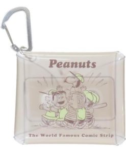 PEANUTS スヌーピー クリアマルチケースSS ミニポーチ ベースボールシリーズ BE ピーナッツ キャラクター