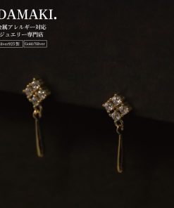 ピアス アレルギー対応 つけっぱなし フープピアス 18金コーティング 金属アレルギー 小さめ シルバー925 揺れる