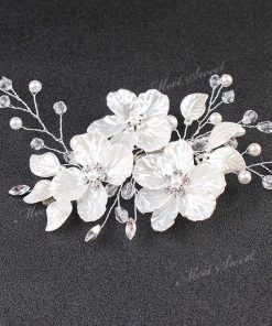 ウェデイング ヘアピン ヘッドドレス 花 小枝 髪飾り ウエディング ブライダル 花嫁 二次会 パーティー 結婚式 披露宴 発表会 アクセサリー 可愛い 前撮り 着物