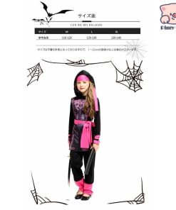 衣装 子供  忍者 くのいち 時代劇 コスチューム 仮装 女の子 魔法 巫女 デビル 小