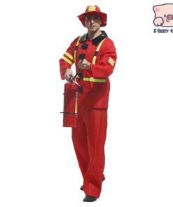 衣装 男性用  消防士に変身 仮装 用品 ガイコツ ゾンビ 伯爵 ハロウィ