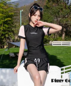 新作 フィットネス水着 レディース タンキニ 半袖 スポーツ サーフィン かわいい ビーチウェア 体型カバー 大きいサイズ ママ水着 20代 30代 40代 50代