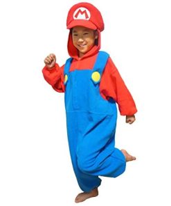SAZAC(サザック) キャラクター フリース 着ぐるみ スーパーマリオ マリオ 子供用 130cm