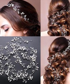 plusnao ヘッドドレス 花冠 レディース ヘアアクセサリー 髪飾り 花嫁 結婚式 二次会 ウェディング ブライダル パーティー フォーマル