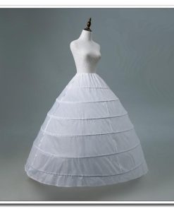 ウェディングドレス用 現代劇演出服用 6段ワイヤー パニエ ドレス用 大人用 ワイヤー入り ロング丈 シンプル 白