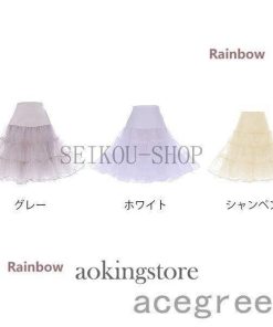 【値下げ】パニエ ボリューム ペチコート ドレスインナー チュール 安い カラフル チュチュスカート ショート丈