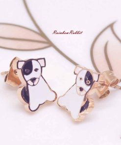 18K RGP ゴールド キュート コイヌ ピアス gp5187  感謝 ご褒美 記念