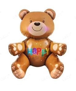 パーティーパーク 3D ハッピーベアー アルミバルーン 風船 飾り付け パーティー 飾り 装飾 誕生日