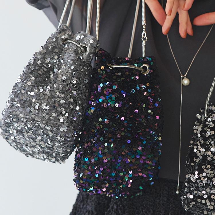 RUIRUE BOUTIQUE レディース パーティーバッグ 巾着 鞄 結婚式 二次会 披露宴 パーティードレス ミセス 上品 きれいめ フォーマル セレモニー お呼ばれ 卒業式 大人可愛い お洒落 - 画像 (7)