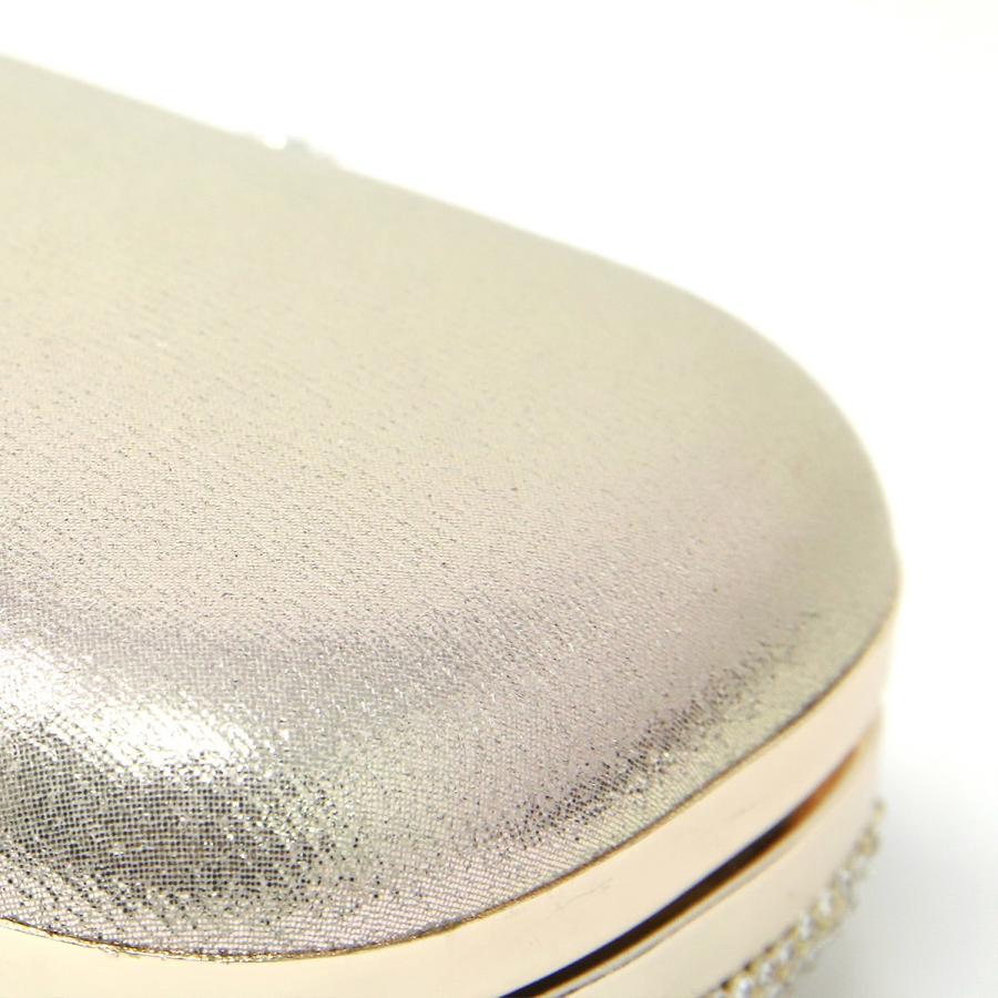 RUIRUE BOUTIQUE 「BA297」パーティーバッグ パーティー 結婚式 二次会 フォーマル バッグ エレガント お呼ばれドレス ラインストーンリングミニバッグ - 画像 (7)