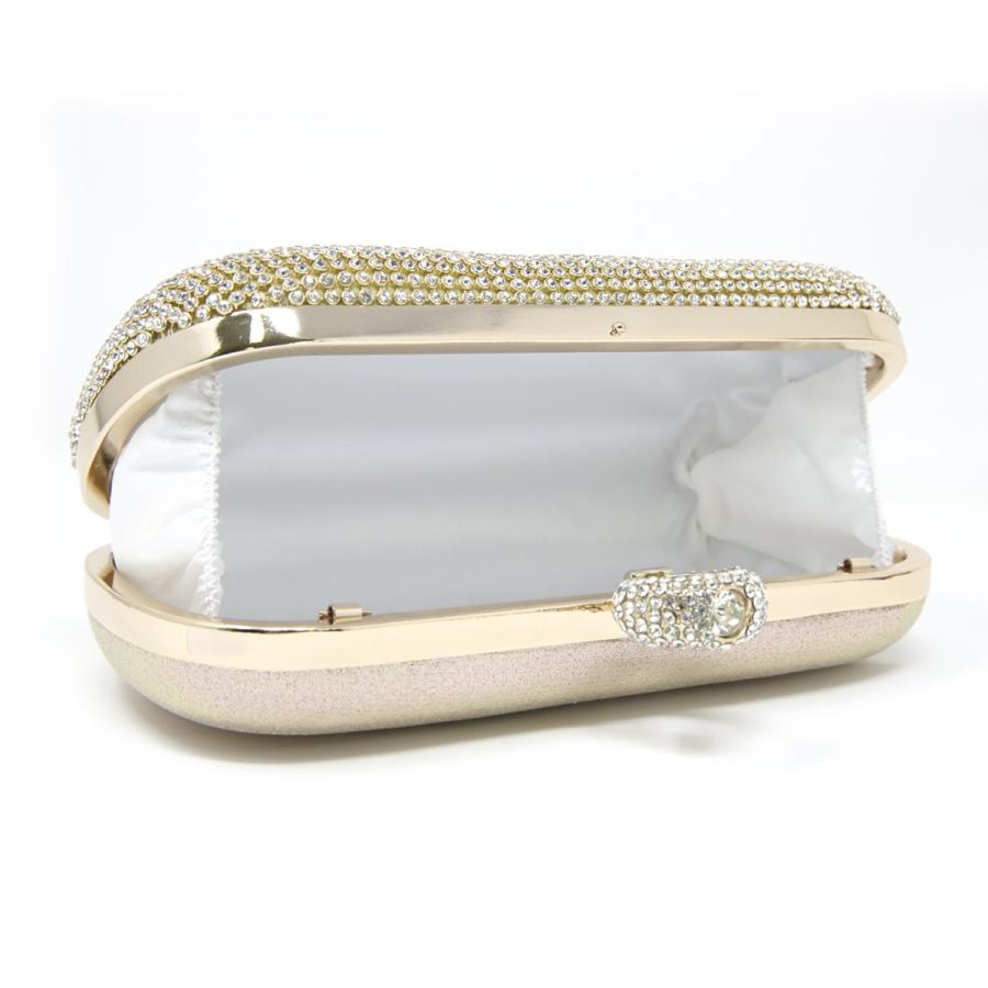 RUIRUE BOUTIQUE 「BA297」パーティーバッグ パーティー 結婚式 二次会 フォーマル バッグ エレガント お呼ばれドレス ラインストーンリングミニバッグ - 画像 (9)