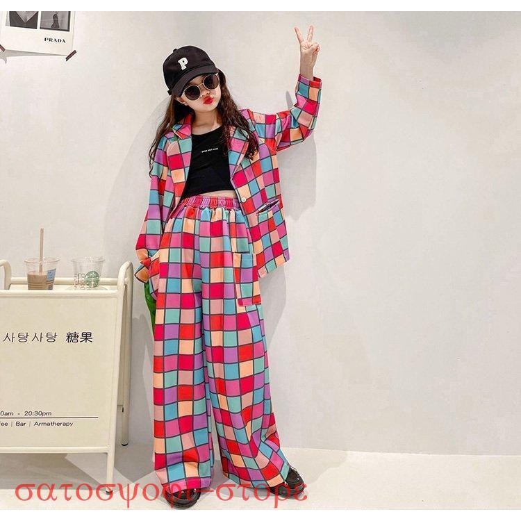 キッズダンス衣装 ヒップホップ HIPHOP キッズダンス 上下2点セット ステージ衣装 子供 ダンス衣装 練習着 演奏会 応援団 韓国 おしゃれ - 画像 (7)