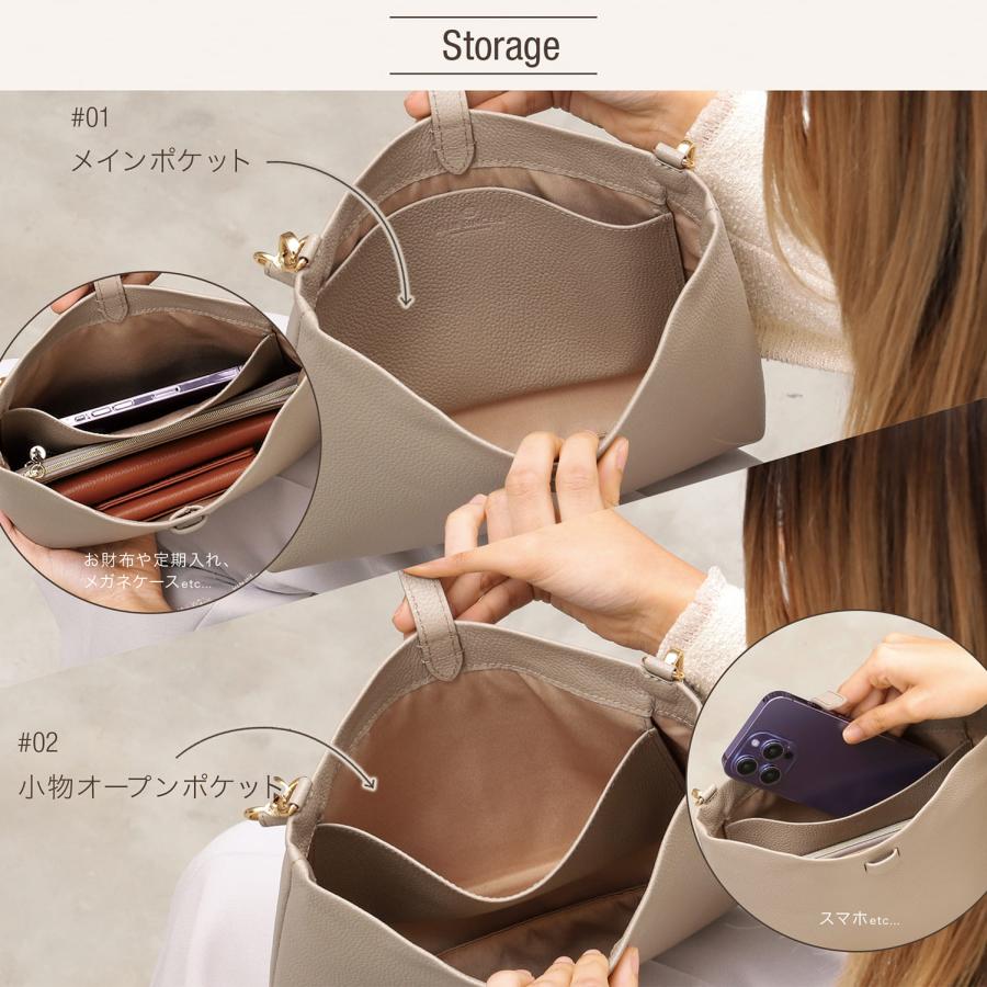 BLUE SINCERE サコッシュ ショルダーバッグ レディース 本革 小さめ 軽量 薄型 スマホポシェット お財布ショルダー ポーチ / Awis アウィス SB6 - 画像 (5)