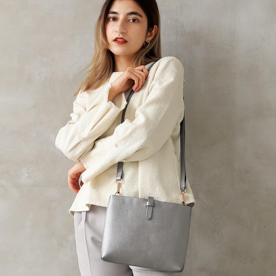 BLUE SINCERE サコッシュ ショルダーバッグ レディース 本革 小さめ 軽量 薄型 スマホポシェット お財布ショルダー ポーチ / Awis アウィス SB6 - 画像 (9)