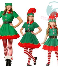 親子ペアルック  セット 子供 大人 ピ クリスマス 妖精 仮装 コスチューム ダンス衣装 キッズ 衣装 コスプレ 女の子 男の子